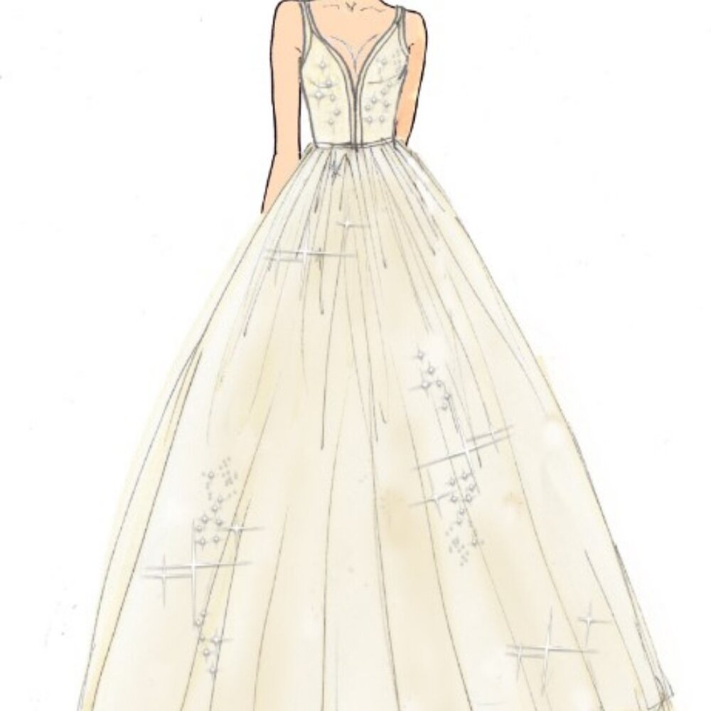 Custom Plus Size Wedding Gown